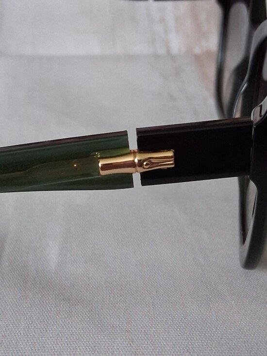 Longchamp Green Marble Acetate Women\'s Sunglasses LO714S NEW